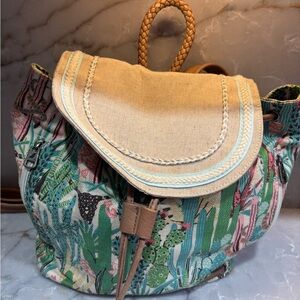 Sakroots Multicolor Canvas Backpack